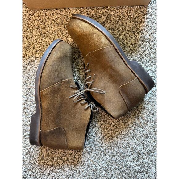 Nisolo Day Tripper Chukka Boot - Waxed Brown Suede / Leather - Men 8.5 /Women 10 - Picture 10 of 14